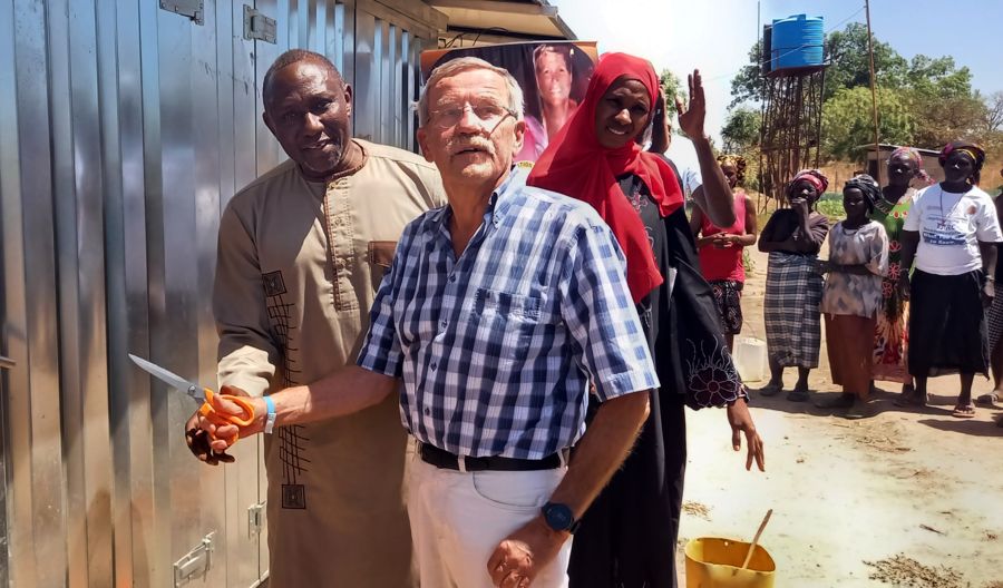 Bei einem meiner Projekte in Afrika Bei einem meiner Projekte in Afrika